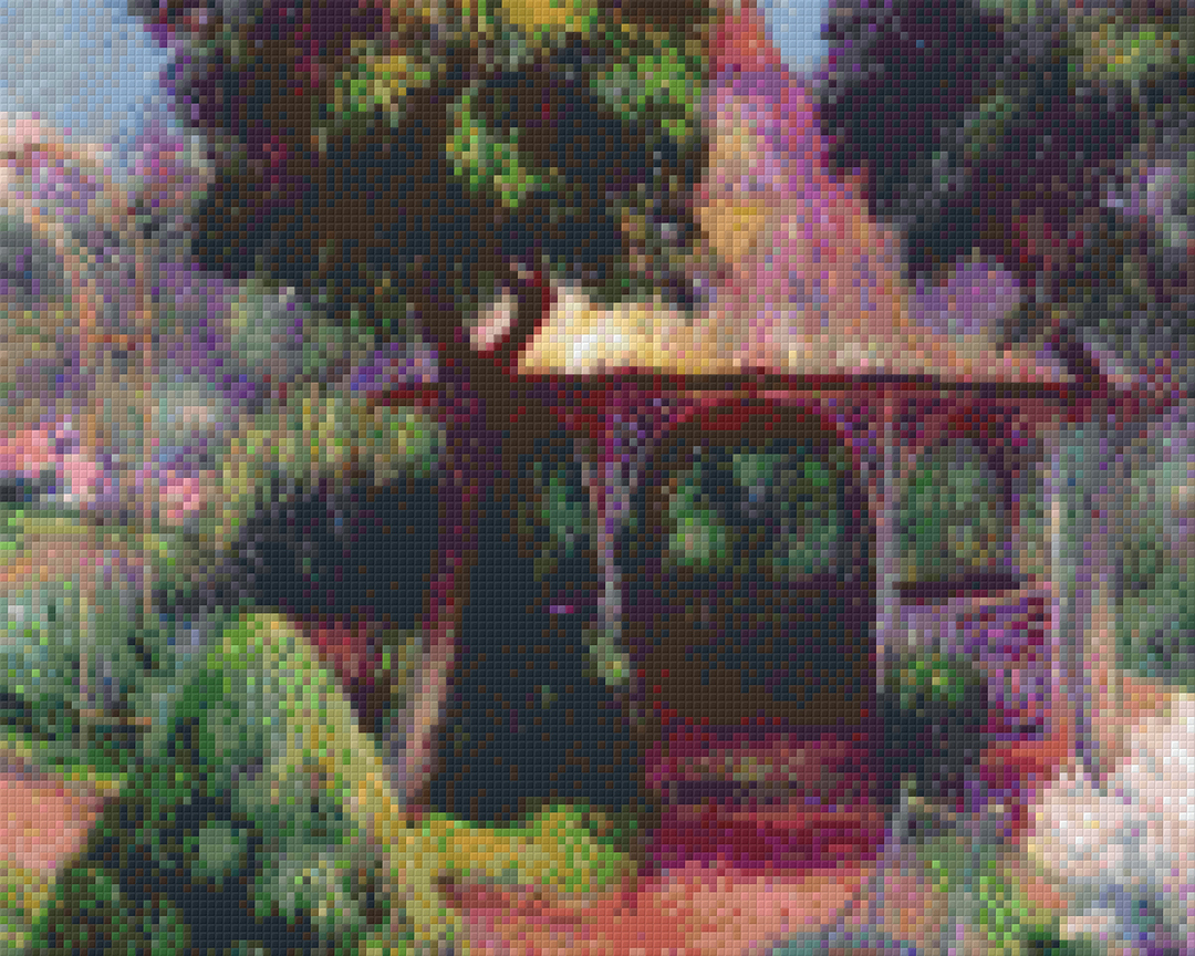 Garden At Hartford Nine [9] Baseplate PixelHobby Mini-mosaic Art Kit image 0